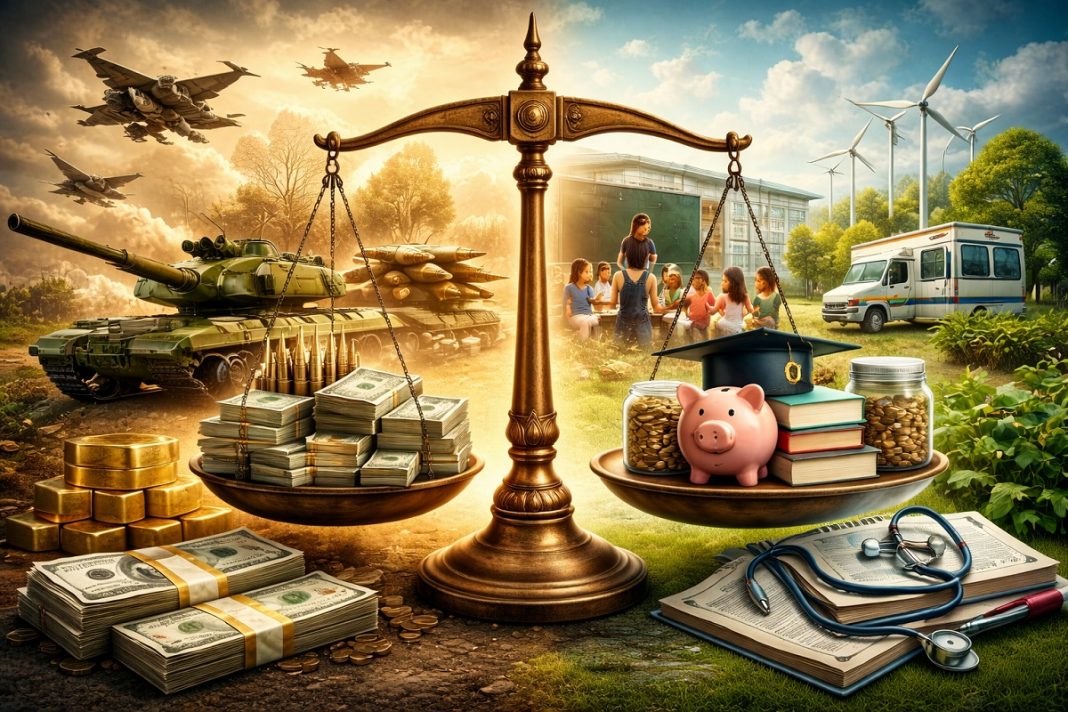 More Cannons, Fewer Classrooms: The World’s Dangerous Addiction to Military Spending